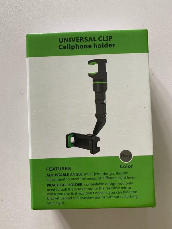 ⁦Rearview Mirror Mobile Phone Car Holder⁩ - الصورة ⁦6⁩