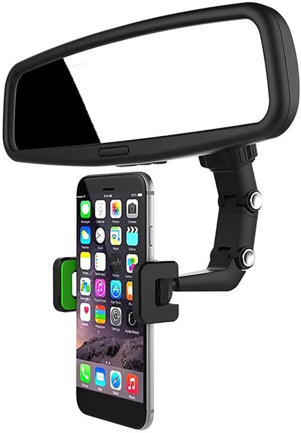 Rearview Mirror Mobile Phone Car Holder
