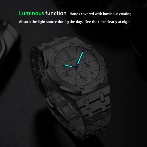 ⁦Luxury wrist watch for men⁩ - الصورة ⁦3⁩